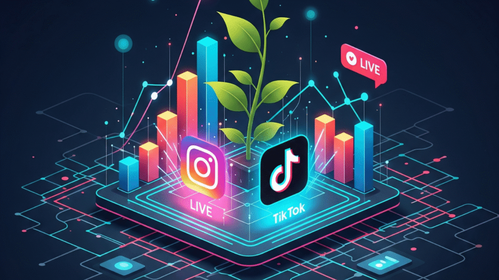 Instagram vs tiktok live