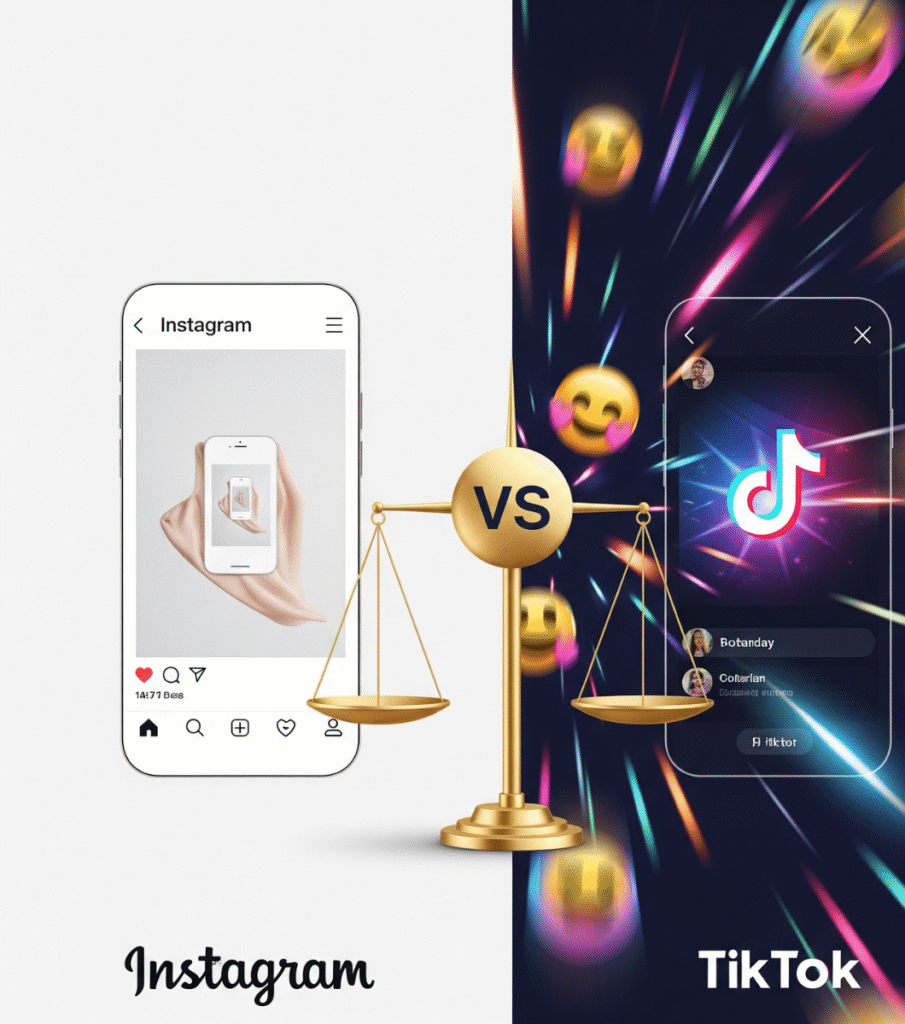 Instagram Live versus TikTok Live comparison