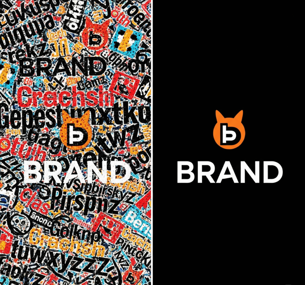 Inconsistent vs Consistent branding